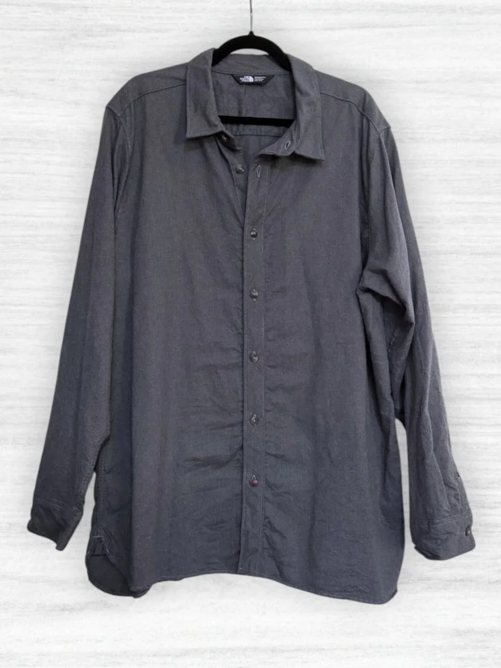 The North Face Arroyo Heavyweight Flannel Shirt Men’s XXL Gray Cotton Jacket